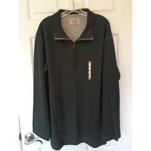 NWT Gravel Roads XL Long Sleeve 1/4 Zip Gray Pull Over Shirt